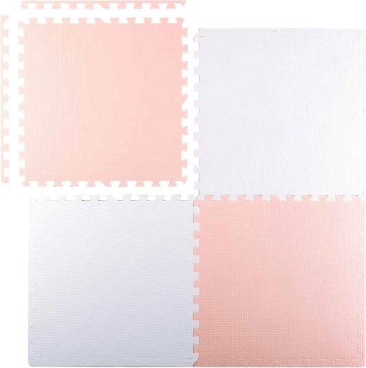 Ricokids vahtpusle-alus 60 × 60 cm, 4 tk (virsikuvalge)