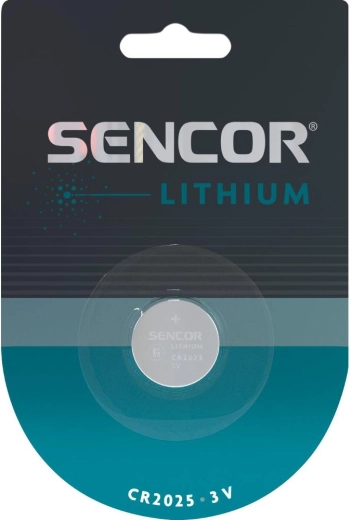 Liitium-nööppatarei Sencor CR2025 3 V