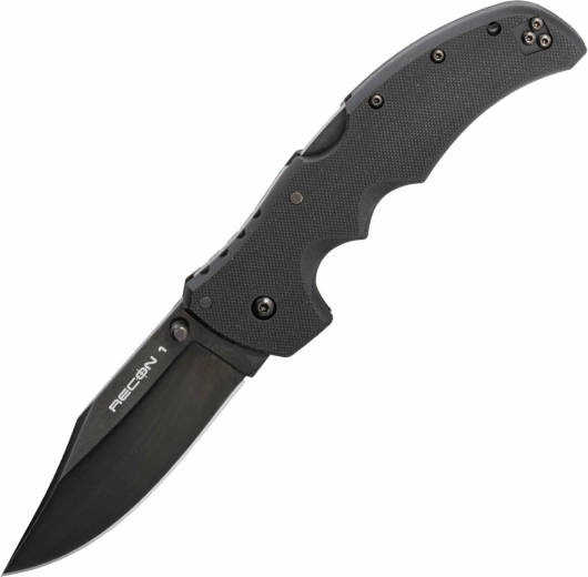 Cold Steel Recon 1 taktikaline kokkupandav nuga 10,2 cm, must, G10 - 1 tk