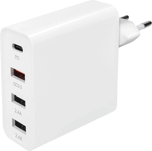 Solight laadimisadapter 48 W (3× USB-A + 1× USB-C) koos QC 3.0 ja Power Deliveryga