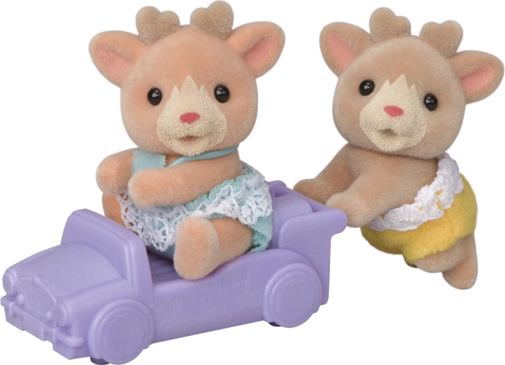 Sylvanian Families põdrakaksikud autokesega