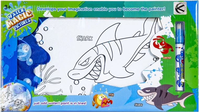 Educational water drawing and painting mat - 1 piece