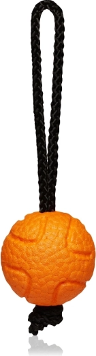 Explorer Dog AirBall köiega – oranž pall koertele 6,5 cm