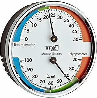 Analoogtermomeeter koos hügromeetriga TFA