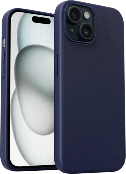 Aukey kaitseümbris iPhone 15 Plusile, tumesinine
