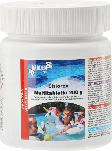 Chlorové basseinimultitabletid CHLOROX 200 g, pakend 0,4 kg