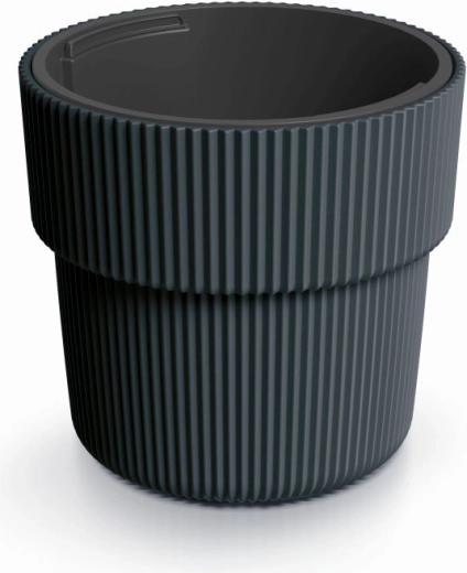 Milly planter with insert 30 cm anthracite
