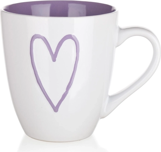 Keraamiline kruus Hearts 550 ml – värvivalik
