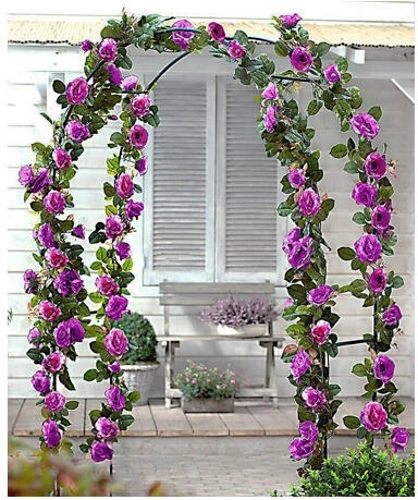 Kaartugi ronitaimede tugi 240 × 140 × 37 cm, metallist, roheline