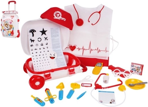 Arstikomplekt ratastel koos tarvikutega, 21 tk