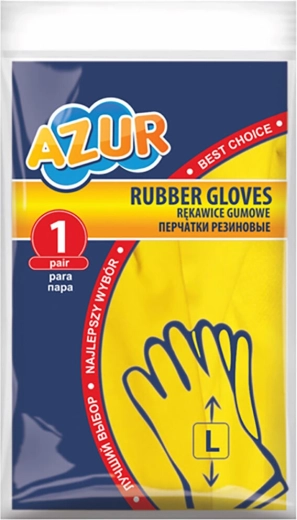 AZUR kummist koristuskindad, suurus L