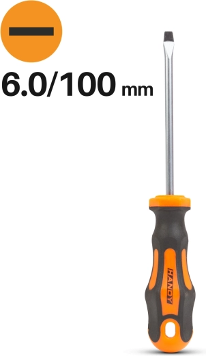 Flat-head screwdriver 6.0 × 100 mm
