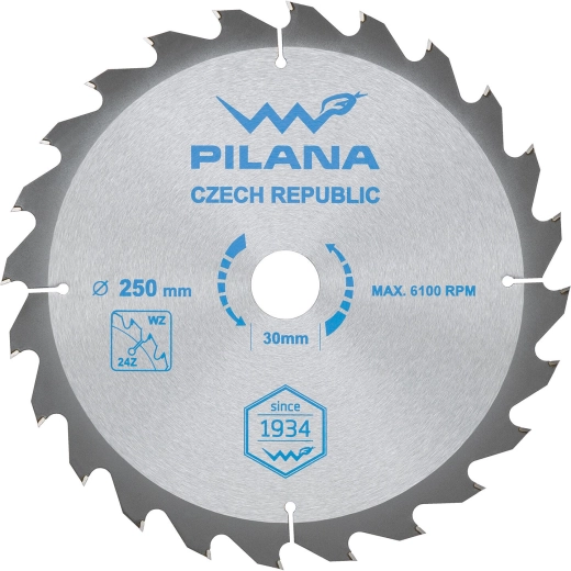 Saeketas PILANA 250 mm, 24 hammast, WZ, SK
