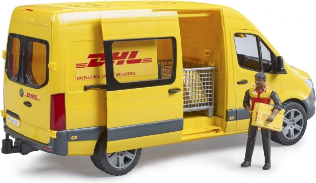 Bruder kaubik Mercedes-Benz Sprinter DHL koos juhi ja tarvikutega
