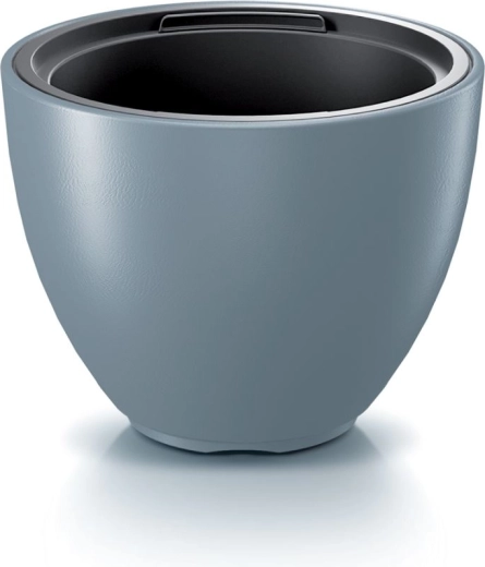round flower pot with insert 56.9 cm light grey HEOS