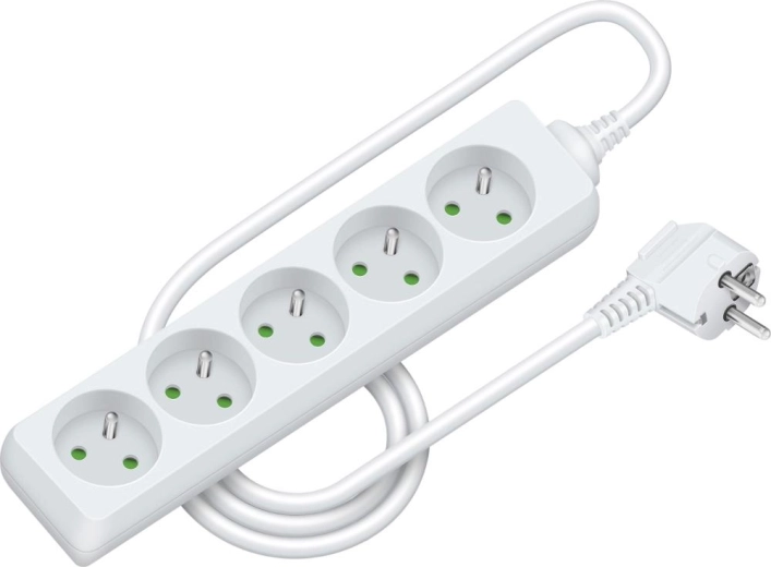RETLUXi 5 pistikupesaga pikendusjuhe, 1,5 m