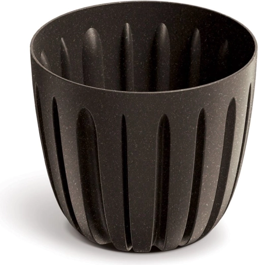 Eco Wood Flowerpot coffee 13.8 cm