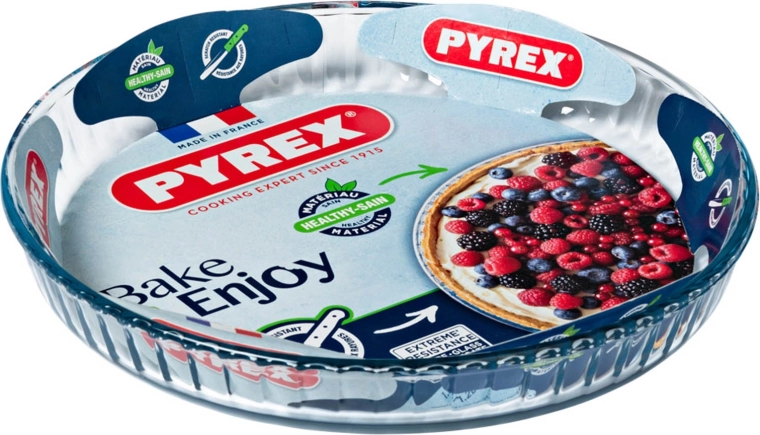 Pyrex glass pie dish 1.1 L 25 x 4 cm