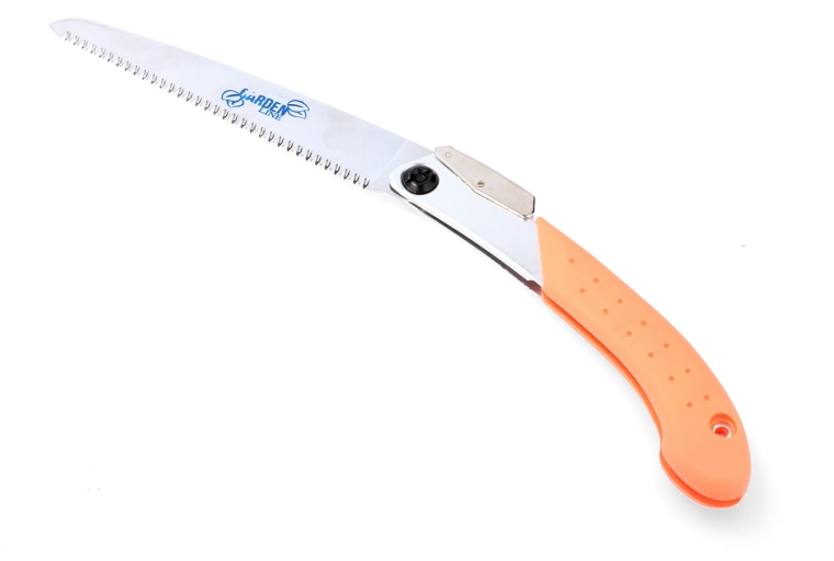 Folding hand saw with strong SK-5 blade 21 cm