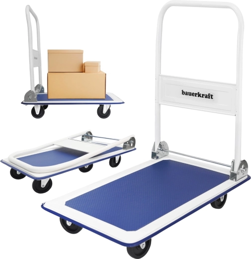 Kokkupandav platvorm-transportkäru lattu 150 kg – 1 tk