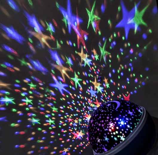 Solight LED projekční koule multicolor s otáčením a 9 režimy