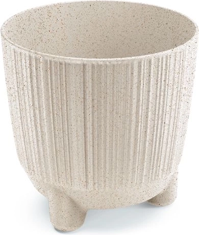 Ryfo N Eco Wood Flower Pot 12.6 white