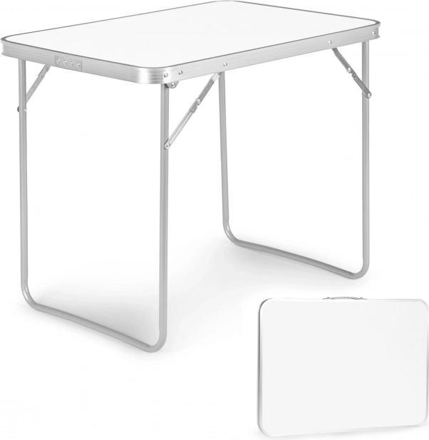 MultiGarden kokkupandav kämpingulaud 80 × 60 cm, valge
