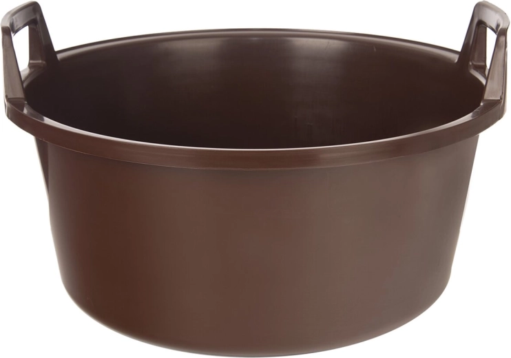 Plastist pesukauss kausiga 40 l pruun