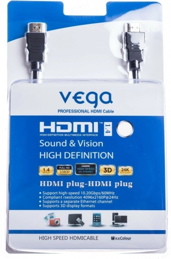Vega HDMI-kaabel 10 m must