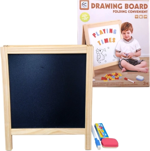 Large multifunctional educational board 2-in-1 - 1 piece