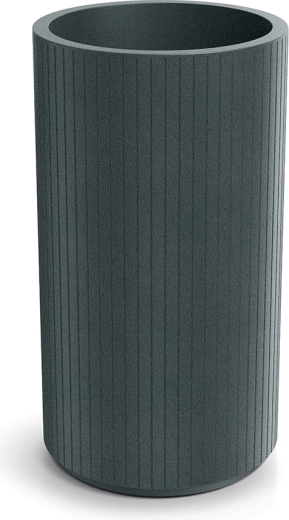 Lillepott Coro Round High 40 cm grafiit