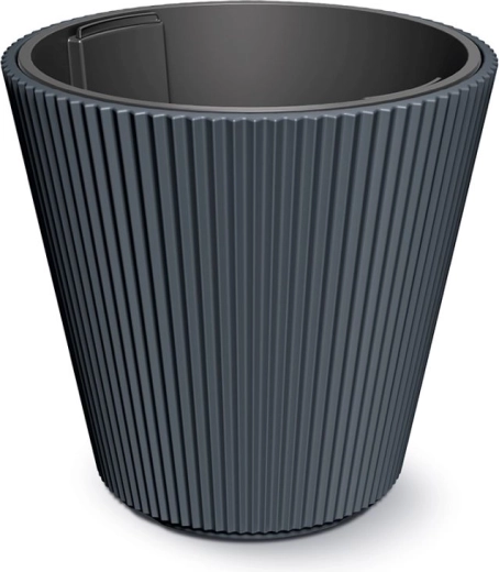 Milly planter with insert 46.7 cm anthracite