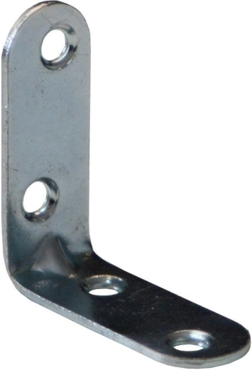 Profiiliga montaažinurk valge tsingitud 50 × 18 × 2 mm (20 tk)