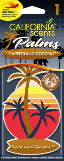 Riputatav autolõhn California Scents Palm Capistrano Coconut