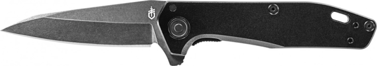 Gerber Fastball Black taskunuga 7,6 cm, täiesti must, alumiinium
