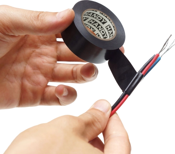 Black PVC Insulation Tape 19 mm × 10 m