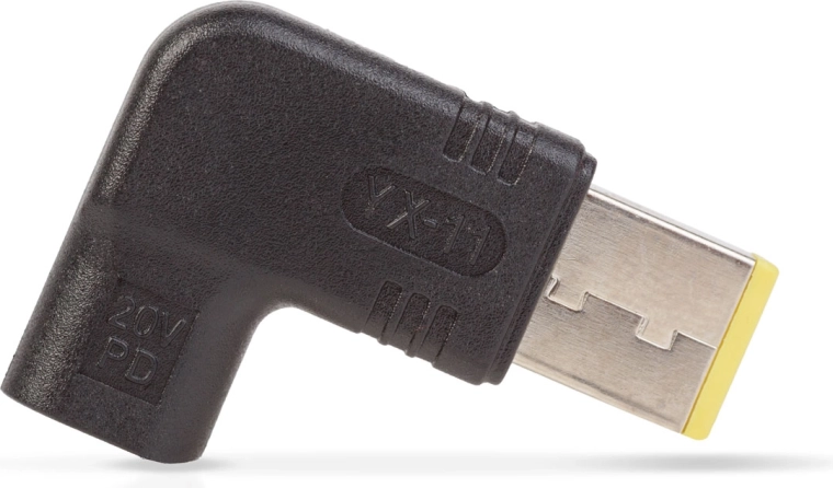 USB-C adapter DC 11 × 4,5 mm pistikule Lenovo 20 V sülearvutitele