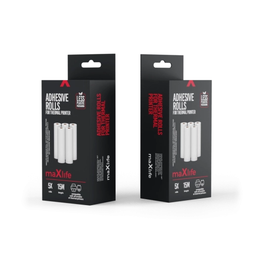 Maxlife Roll Set – 5 termo­rulli komplekt termoprinteritele