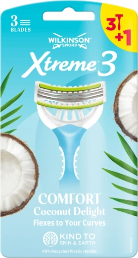 Naiste pardel Wilkinson Xtreme 3 Comfort Coconut Delight 4 tk