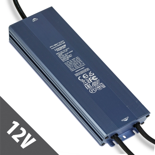 Stabiliseeritud lülitustoiteallikas 12 V DC 400 W IP67