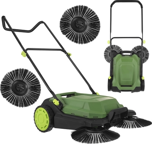Käsitsi lükatav pühkimismasin GARDLOV Nexo 68 cm 24 l mahutiga