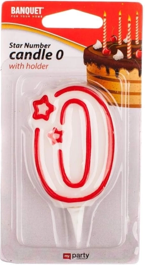 Birthday Candle Number 0