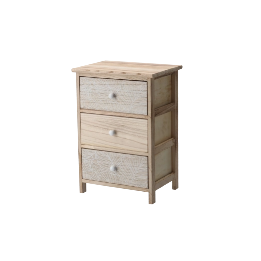 LUIZA Chest of drawers with 3 drawers 40 × 29 × 58 cm