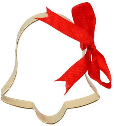 TORO kuldne kellukujuline küpsisevorm 7 cm