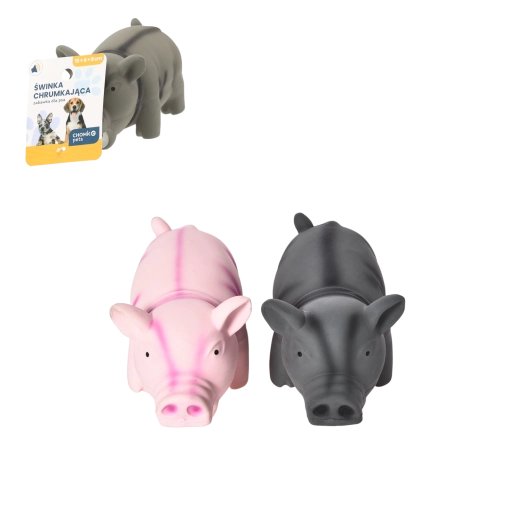 Crunchy sound dog toy pig - 1 piece