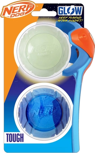 Nerf Dogi kinkekomplekt: helendav pall Lightning ja lõhnav pall Sonic 6,5 cm