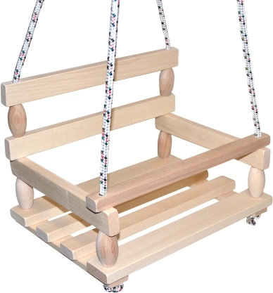 Looduslik puidust lastekiik