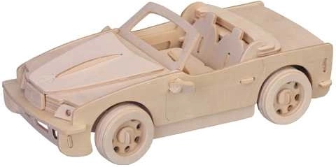 Woodcraft puidust 3D pusle auto BMW – suur mudel