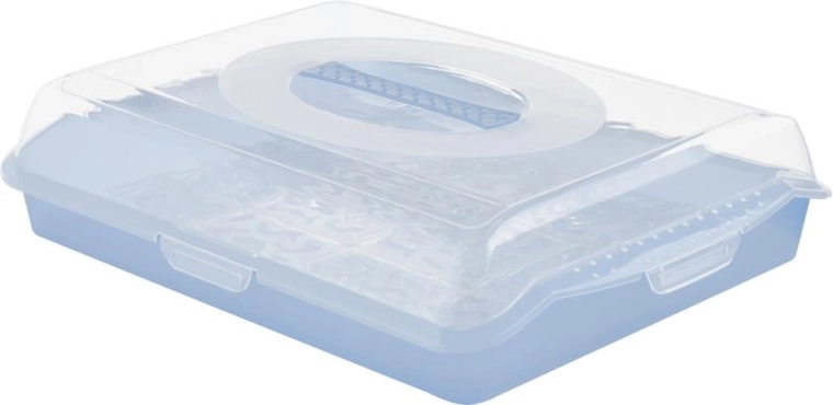 Toidukarp kaanega KEEEPER 45 × 35 cm – põhjamaine sinine