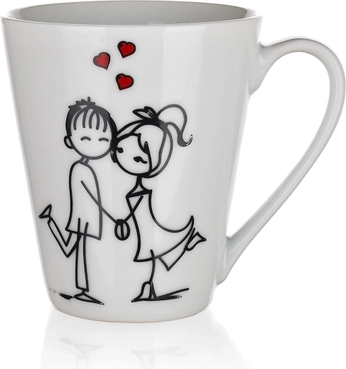 Keraamiline kruus LOVE 330 ml – romantiliste dekoratsioonide mix